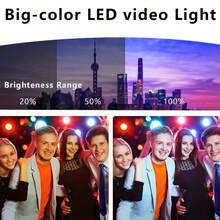 لوحة إضاءة LED مربعة 10 بوصة، طقم حامل ثلاثي قابل للتعديل 43.3 بوصة، يعمل بالطاقة USB، إضاءة 3 ألوان، حامل معدني، مناسب للاستوديو والتصوير والبث المباشر، إضاءة LED تعمل بالطاقة USB للسيلفي والمؤتمرات المرئية والتسجيل والبث المباشر والمكياج والتدوين المرئي - A - مشاهدة 9
