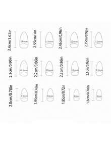 24pcs Star Moon Pressing Fake Nails, 3D Cat Eye Fake Nails, Gilded Gold Star Pattern Suitable For Women, Valentine's Day, Mother's Day Gift, Nail Salon - Multicolor - View 5