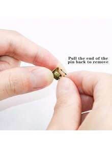 Estilo30 piezas de metal con cierre de cierre con caja de almacenamientoVersión mejorada - bronce - Ver 4