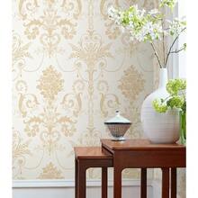 Erfoni 16.9\ X 118\ Damask Floral Peel And Stick Wallpaper Yellow Flower Contact Paper DIY Yellow And White Damascus Wallpaper Boho Removable Se- Adhesive Wall Paper Decorative For Bedroom Vinyl - 黃色 - 查看 2