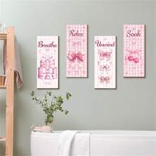 Decorative Hanging Ornaments - Pink - View 1