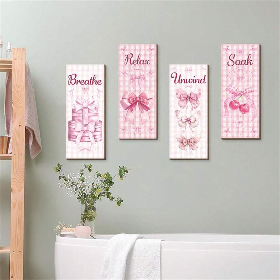Decorative Hanging Ornaments - Pink - View 1
