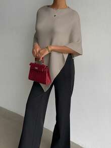 وشاح ذو لون أحادي مرقط، للارتداء اليومي، خريف/شتاء