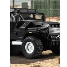 2026新款大型合金装甲特警车玩具，儿童防暴车越野车仿真压铸模型，生日礼物，节日礼物，派对礼品 - 彩色 - 查看 9