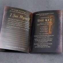 The Witch's Shadow Lab: Dark Inner Alchemy Gothic Shadow Work Card Game, Inner Alchemy Spellbook, 51 Cards, Spellbook Planner, Diary Spellbook - Black - View 5