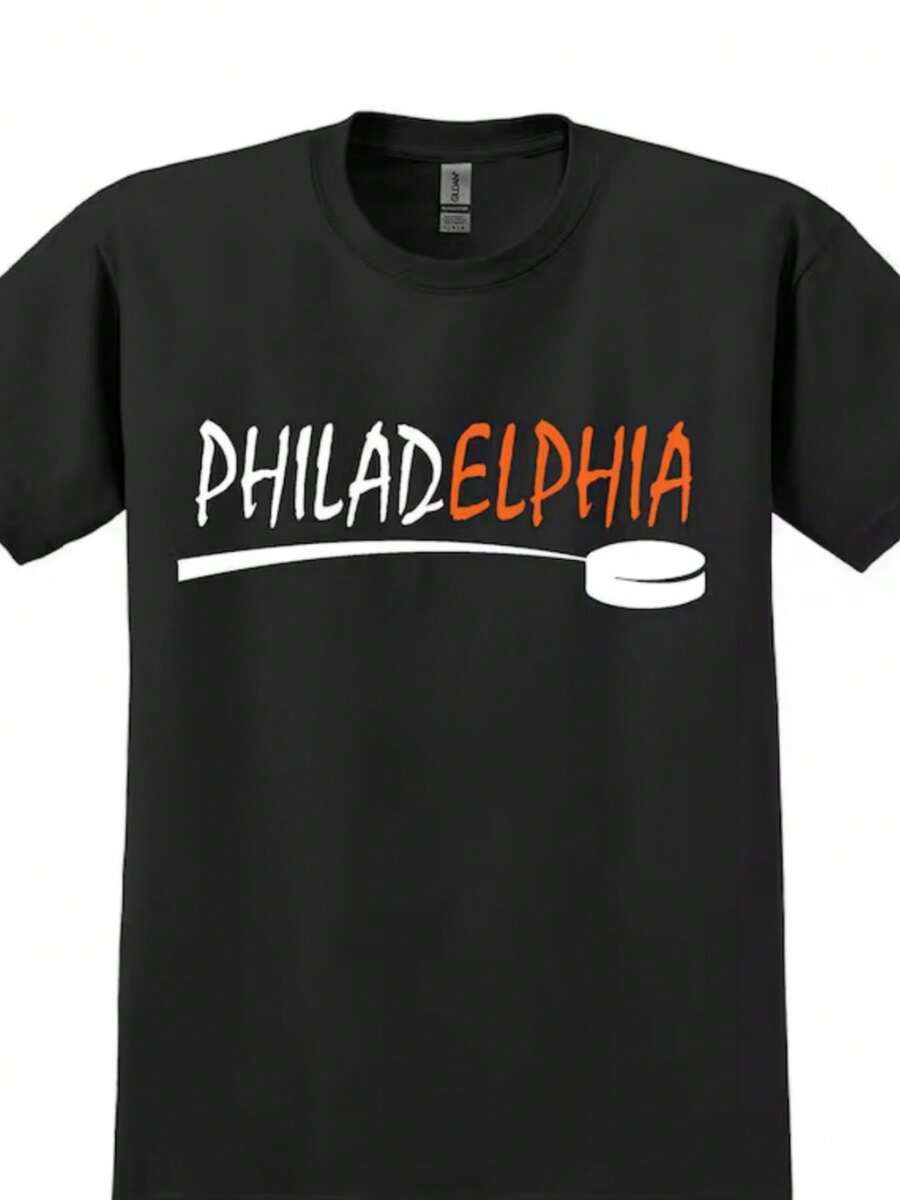 Unique City Series Support Philadelphia T Shirt DS2 Men's Sizes Small Thru 2XL Available Free Shipping !! - màu đen - Xem 1