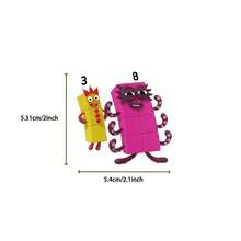 51Pcs Numberblocks Stickers For Holiday Decorations, Easter, DIY Mugs, Laptops, Skateboards, Etc. A Vibrant And Aesthetically Graffiti Set, Perfect For Journals, Scrapbooks, And Party Supplies - Multicolor - View 2