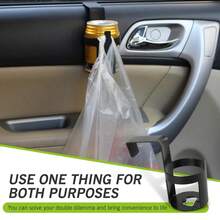 Set Of 2 Multi-Functional Adjustable Car Backseat Hanging Cup Holder, Car Drink Storage Rack, Truck Water Bottle Organizer, Rear Seat Storage Essential, Must-Have For Road Trips, Expands Car Interior Space, Anti- And Stable Mount, Universal Car Accessory, Perfect For Camping And Outdoor Activities, Suitable For Business And Family Car Modification, Easy Installation, Perfect For Organizing Car Items, A Must-Have For Car Owners!