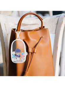 EstiloUPKOCH Bolsa Transparente Para Exhibir MuñEcas Con Hebilla Para Colgar Estuche Ligero De PVC Resistente Al Agua Para Almacenamiento Y ExhibicióN De Mini MuñEcas 4.13X2.55X1.37 PulgadasVersióN Mejorada - Como se muestra en la imagen, hay 2 artículos en total. - Ver 6