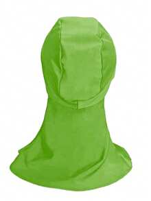 1pc Summer Beach Solid Color Headscarf, Women's Sports Quick-Wear Headscarf, Suitable For Women Wearing Veils - Green - View 3