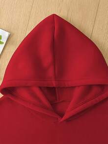 Sudaderas con capucha para mujeres Scarlett talla grande - Rojo - Ver 3