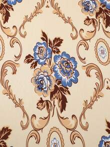 1 pieza Funda de cojín de sofá de tela de seda de leche con estampado, funda de sofá, fundas de sofá, funda de sofá en forma de L, funda de sofá de 3 plazas, fundas de cojín grandes, funda de cojín grande, sofá, mantas para sofá - color café - Ver 6