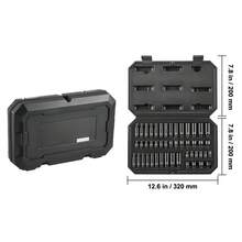 Sockets - 1 Cr-Mo 48 Stück 1/4" SAE i wiązanie metryczne i standardowe - Zobacz 10