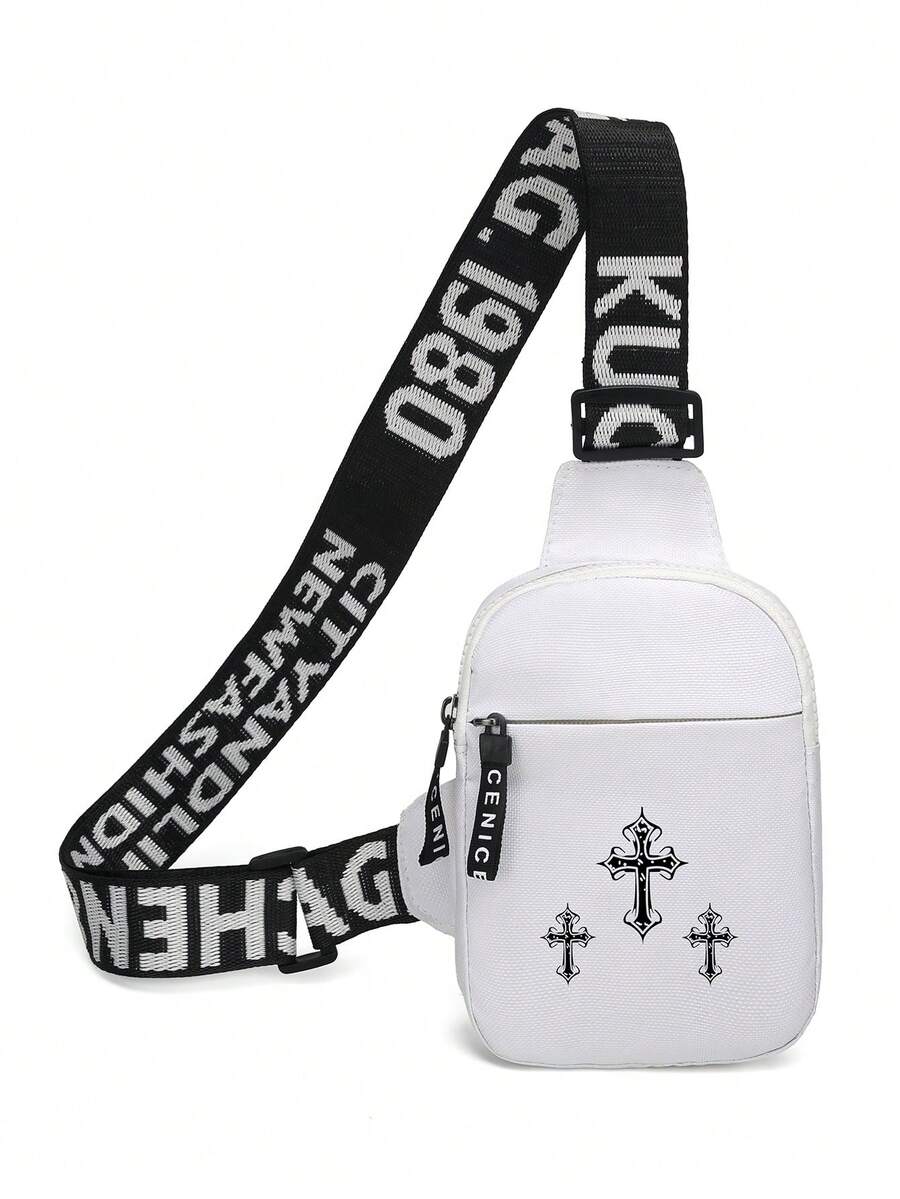 peach tree Túi vuông nhỏ nam, túi đeo chéo nam, túi đeo hông nam, túi đeo vai nam