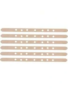 EstiloTendencia50 Uds Soporte De Mecha De Vela De Abedul Dispositivo De Centrado De Mechas De Vela De FáCil Uso Soporte De NúCleo De Cera De Reutilizable Para Hacer Velas(180 * 10 Mm)Calidad PremiumVersióN Mejorada - 114 * 10 milímetros - Ver 9