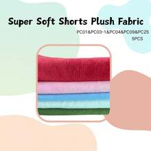 1pc Soft Plush Fabric Material, Suitable For Thanksgiving Decoration, DIY Handmade Home Textile, Applicable To Flannel - Multicolor - View 99