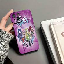 Estuche para teléfono Rockstar Fairy Band Compatible con estuches para teléfonos   17  16 Pro Max  15 Pro Max  13 y  12 Material brillante 2 en 1 Duradero a prueba de golpes y elegante Una excelente opción para familiares, amigos, seres queridos, novios, novias y regalos de Navidad y Año Nuevo - Negro - Ver 5