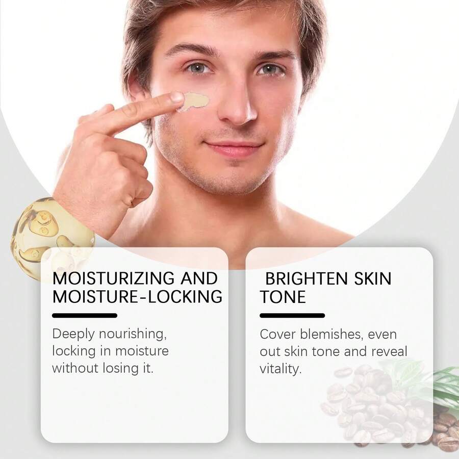 Producto Premium East Moon Crema Sin Maquillaje para Hombres Sensación de Agua Translúcida Brillante Humectante Corrector Crema Sin Maquillaje Hidratante - 1 - Ver 1