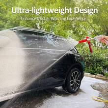 Cañón de espuma mini con presión Bear Force Pro con conector rápido de 1/4", lanza de espuma de nieve ajustable 360° para lavadora a presión, dispensador de jabón para automóviles para espuma espesa - Para conexión rápida - Ver 8