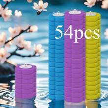 3-Pack Toilet Brush Replacement Heads, Efficient Cleaning, Easy Replacement, Available In 3 Color Combinations - Disposable Toilet Brush Heads In 3 Colors (yellow, Blue, Purple) - View 14