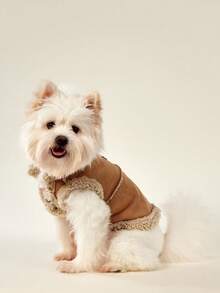 Cotton Warm Pet Jacket (Leash Not Included), Suitable For Extra Small And Medium Dogs & Cats, Outdoor Warm For Autumn/Winter, Bulldog, Dog Clothes, Dog Supplies, Cat Supplies, Cat Clothes, Happy Dog, Puppy Clothes, Female Dog Clothes, Male Dog Clothes, Dog Accessories, Pets - Multicolor - View 7
