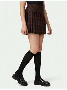 Women Thigh High Socks - New Black - View 5