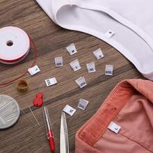 Fabric Tags For Clothing Labeling And Sewing Supplies - White - View 3