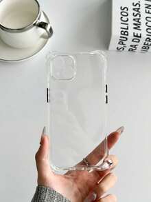 1个橙色花朵图案透明手机壳带挂绳，四角带挂孔，竖/横挂，气囊防摔TPU软壳，独立舒适黑色按键，内含1条4mm橙色挂绳，可当肩带/颈带佩戴，可调节双扣，适合户外/徒步/解放双手，女士/朋友/日常使用，兼容 17/17Pro/17AIR/17PROMAX/16/16Pro/16PLUS/16Promax/16E/15/11/12/13/14/13mini/XR/7P/8P - 彩色 - 查看 3