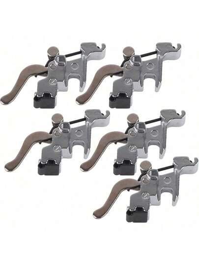 EstiloGLOGLOW Adaptador de V¨¢stago Bajo a Presi¨®n para M¨¢quina de Coser, 5 Piezas, Soporte de Pie Multifuncional, Compatible con M¨¢quinas Dom¨¦sticas y ProfesionalesVersión mejorada