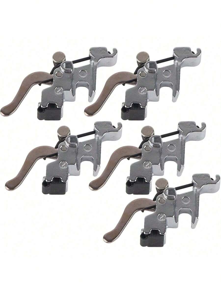 EstiloGLOGLOW Adaptador de V¨¢stago Bajo a Presi¨®n para M¨¢quina de Coser, 5 Piezas, Soporte de Pie Multifuncional, Compatible con M¨¢quinas Dom¨¦sticas y ProfesionalesVersión mejorada