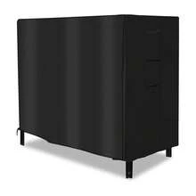 1件装防水牛津布庭院家具罩 - 适用于大号座椅、深椅、双人沙发、躺椅、庭院、户外家具，尺寸为122*61*107厘米，可用作户外柴火罩，防水防晒，牛津布材质，结实耐用，带有通风窗设计，适用于庭院、花园、壁炉存放、家具防尘、遮阳、宠物鸟笼遮阳等场合。 - 黑色 - 查看 12