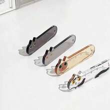 Five-Piece Set, Including 4 Cute Rulers + 1 Key Buckle, High-Value Ruler Stationery Set, And A Friend's Stationery. - 混色 - 查看 3