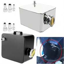 Universal Aluminium Alloy Water Coolant Header Overflow Expansion Tank Can - A - View 5