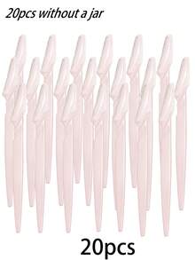 20件套浅粉色眉毛修剪器和剃须刀套装，眉毛修剪器和剃须刀，去角质和脱毛工具，身体脱毛修剪器和面部及眉毛剃须刀套装，长柄刀片带精密保护盖，化妆，价格实惠，房间装饰，梳妆台，旅行，卧室，化妆配件，眉毛剃刀，便宜，化妆品，化妆工具，特价，礼物，女士礼物，情人节礼物，赠品，旅行，便宜货，旅行必备 - 淺粉色 - 查看 10