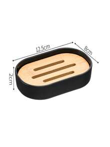 1pc Minimalist Bathroom Set Includes Mouthwash Cup, Soap Dish, Toothbrush Holder, Lotion Dispenser - Multicolor - View 4