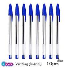 10支/50支装圆珠笔，红色、黑色、蓝色，书写用品，学生用品，油性圆珠笔，适合办公书写，返校文具，学校用品 - 彩色 - 查看 14
