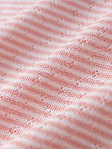 3pcs/Set Girls' Rose Floral Mesh Hollow Tank Tops, Lightweight, Breathable, Quick-Dry Cotton Summer Tops - Multicolor - View 9