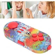 Fidget Toy Fidget Retro Controller Game Pad con 13 Juguetes EDC Relax Finger Toy para Aliviar el Estrés (11 Colores de Grafiti),37560917 - Azul menta - Ver 6