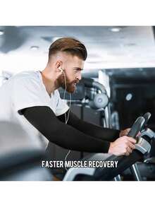 Protective Arm Sleeves - 4 Pairs: 2 Pairs Black, 2 Pairs White - View 3