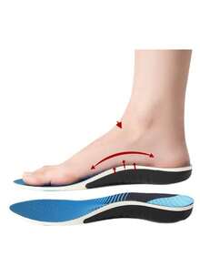 Unisex Heavy Duty Arch Support Insoles, Load Bearing Capacity Over 210 Lbs, PU Material, Shock Absorbing Sports Insoles For Running, Hiking, Comfortable Replacement Insoles For Sports Shoes & Boots, Shoe, Spring Summer Picks, Brides Maid Gifts, Room, Bedroom Decor, Beach, Travel, For Men, For Women, Vacation, Women's Day, Travel Essentials, Wedding Favors, Y2k, Bedroom, Car Accessories Women, Kitchen Decor,Cute Stuff - Multicolor - View 5