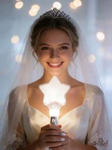 20PCS LED Light Up Sticks Party Favors Set - Glow In The Dark LED Star  Sticks,LED Light Up Wands Sticks Party Favors For Wedding, Raves, Concert, Camping, New Year, Carnival, Halloween - Ngôi sao - Xem 4