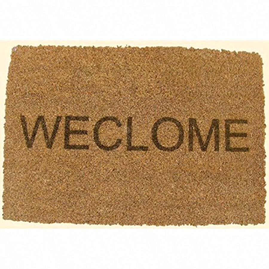 FastCraft STILL GAME INSPIRED MISSPELLED WECLOME WELCOME DOOR MAT 60x40 Cm COIR DOORMAT INDOOR FLOOR ENTRANCE RUG NOVELTY PRESENT HOUSE WARMING GIFT - As Pic - View 1