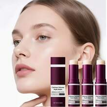 3pcs Cemenrete Calcium Multi Balm 9g Korean Light Beige Care All In One Calcium Volume Stick Collagen Wrinkles Face Eye Balm - 3 cái - Xem 2