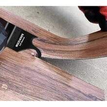 3pcs Oscillating Multi-Knife Hook Blades - Twin-Hook Design For Soft Material Cutting, Roofing Shingles, PVC Carpet & Cardboard, Steel Construction, Compatible With Most Multi-Tool Saws, Roofing Tool Accessories, Sleek Metallic Finish, - Black - View 9