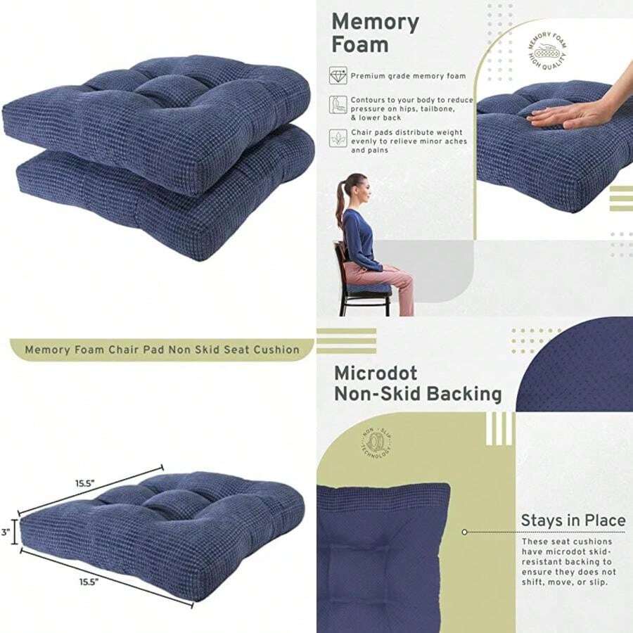Seat Cushions & Backrest Pillows - Multicolor - View 1