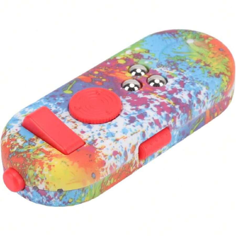 Fidget Toy Fidget Retro Controller Game Pad con 13 Juguetes EDC Relax Finger Toy para Aliviar el Estrés (11 Colores de Grafiti),37560917 - Azul menta - Ver 1