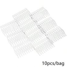 5/8/10 Teeth Metal Hair Comb Bronze Tone Hair Clips Claw Hairpins DIY Jewelry Findings & Components Wedding Hair Supplies - Multi-tooth Comb - View 13