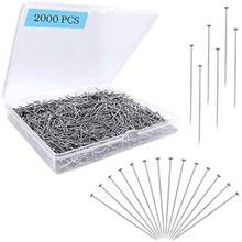 2000PCS Straight Pins For Crafts, Sewing Pins For Fabric Dressmaker Pins, Long 1 Inch Flat Head Pins For Quilting, Sewing, Jewelry DIY Fine Satin Pin Local Shipping - Variants1 - View 2