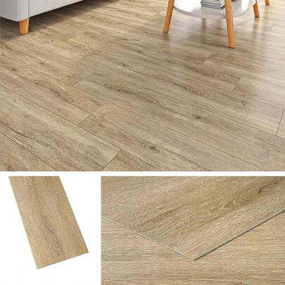 Vinyl Flooring - Lino Flooring, Peel & Stick Floor Tiles Self Adhesive Floor Tiles, 1.8mm 36pcs Waterproof, For Kitchen Living Room Floor Plank 5m²