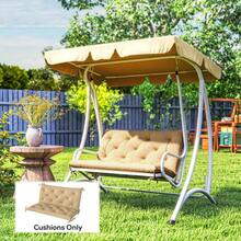 Two-Seater Bench Cushion - Khaki - 84B-137V70KK - View 3